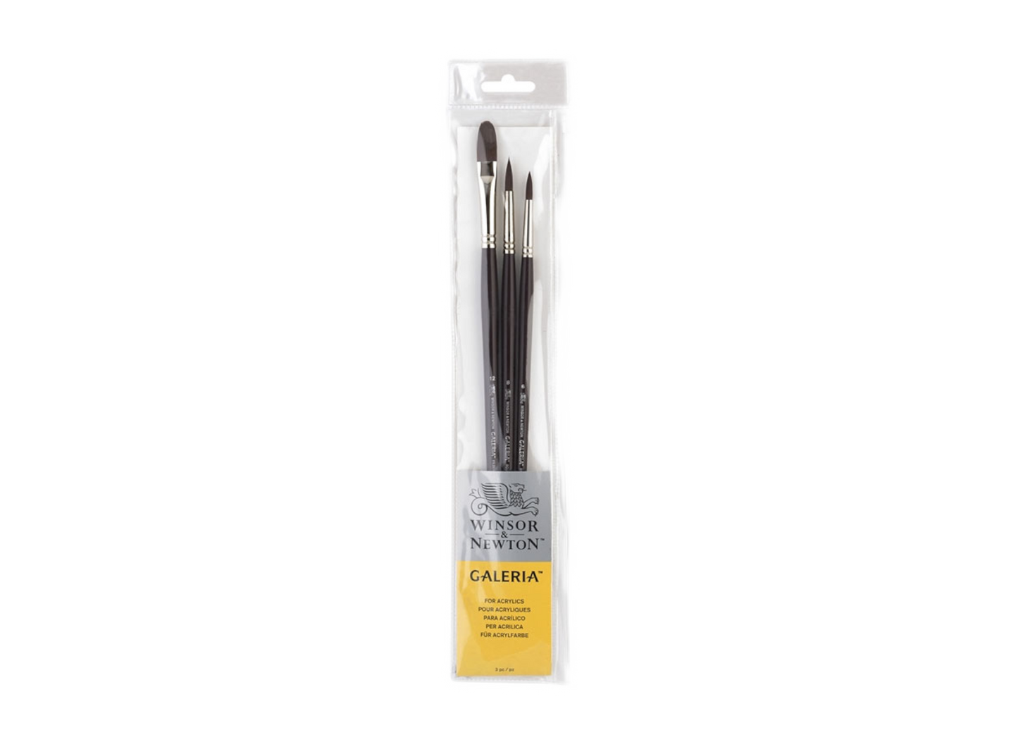 Short Handle Brushes (Pack of 3)
